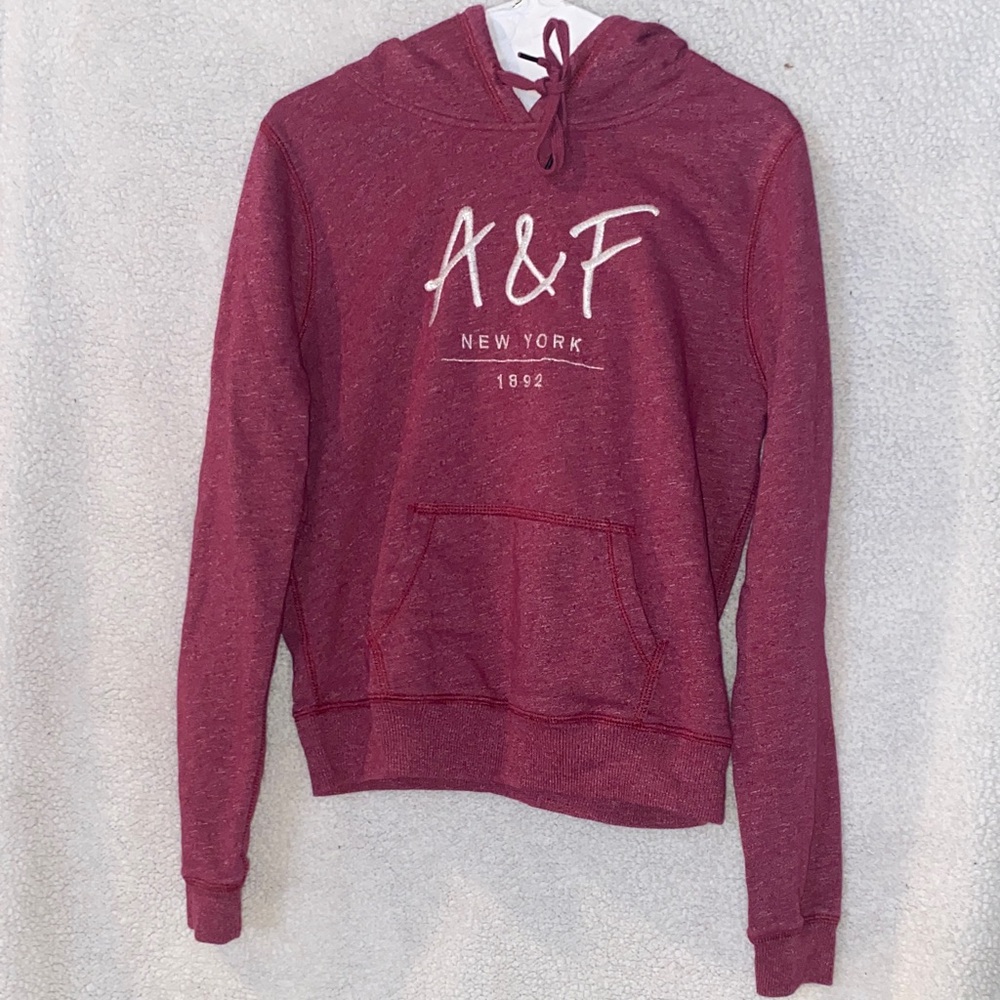 Abercrombie & Fitch Burgundy Pullover